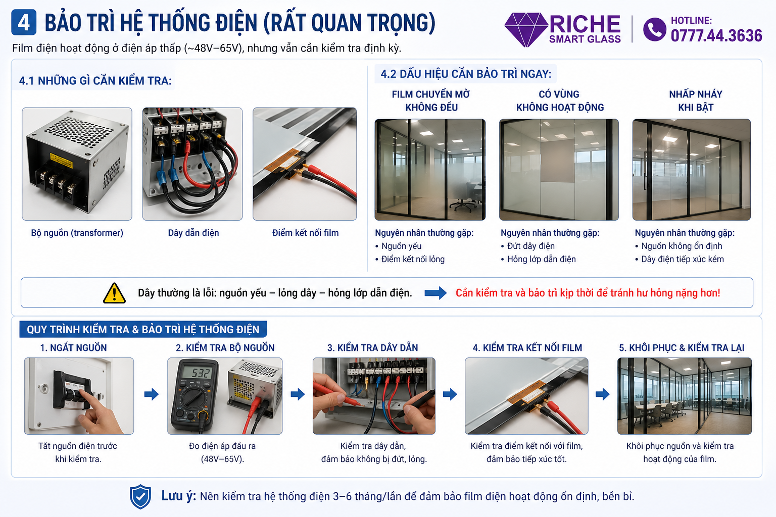 Bảo trì film điện thông minh